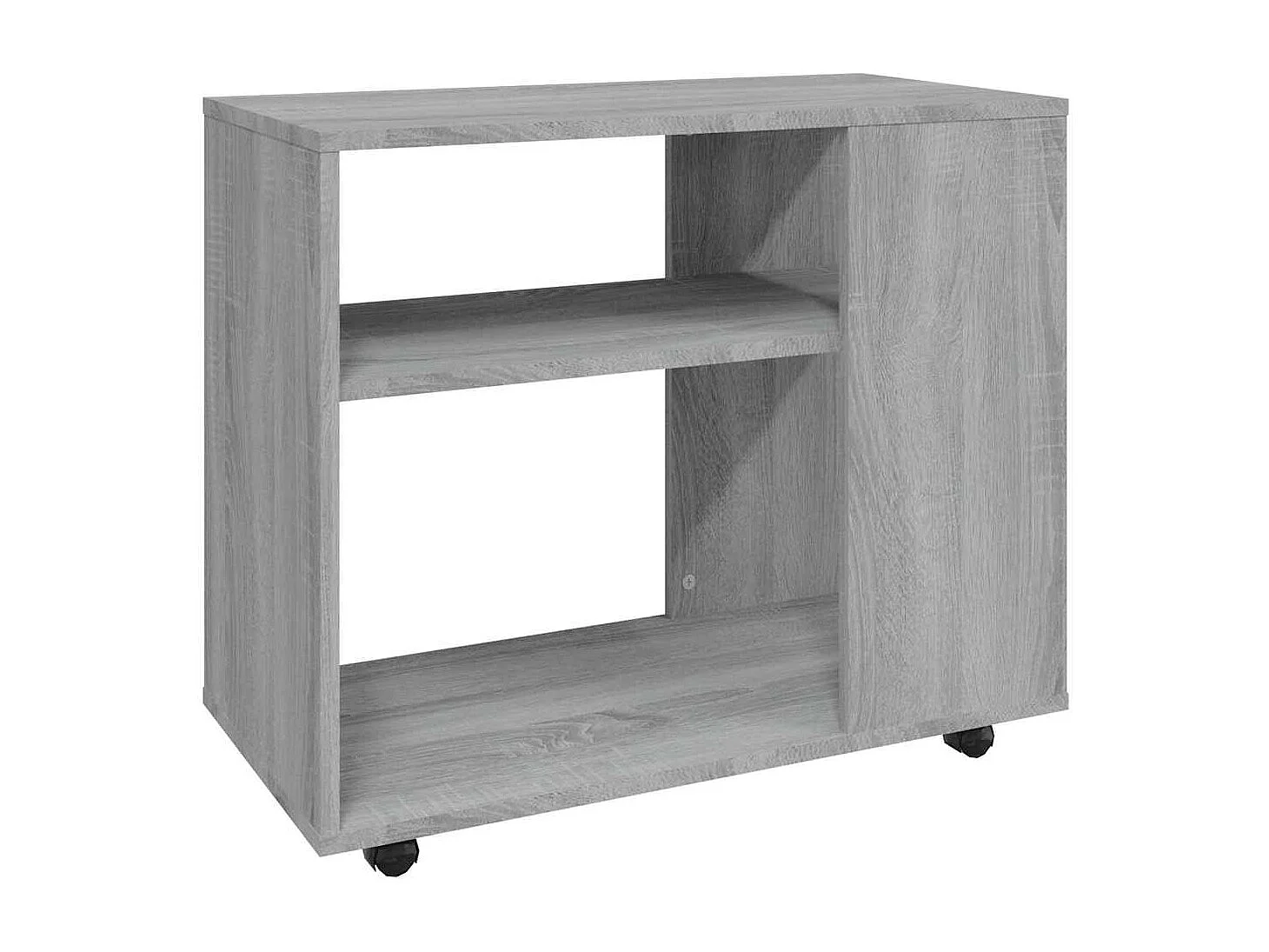 Tavolino da Salotto Grigio Sonoma 70x35x55 cm Legno Multistrato