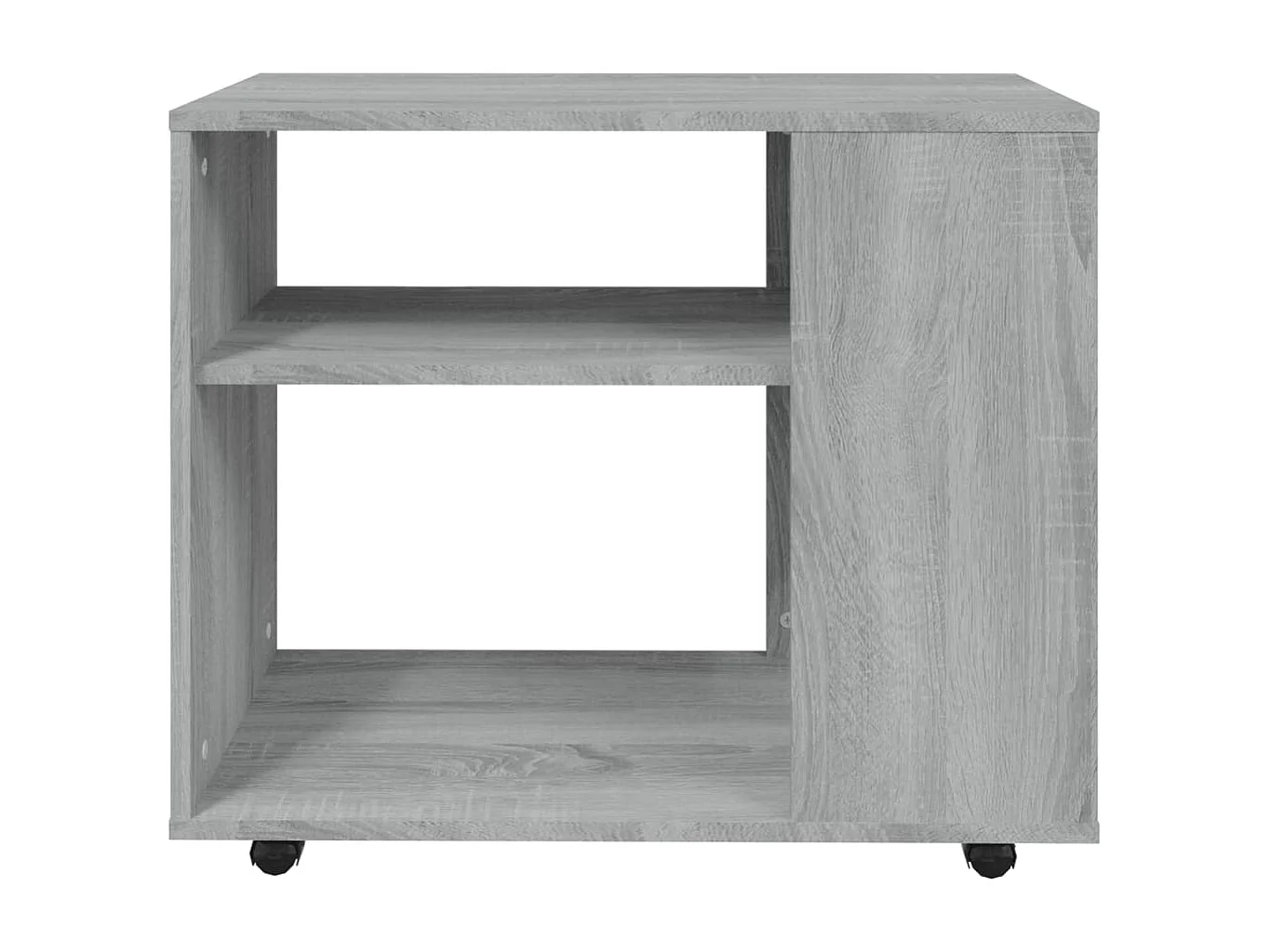Bijzettafel 70x35x55 cm bewerkt hout grijs sonoma eikenkleurig