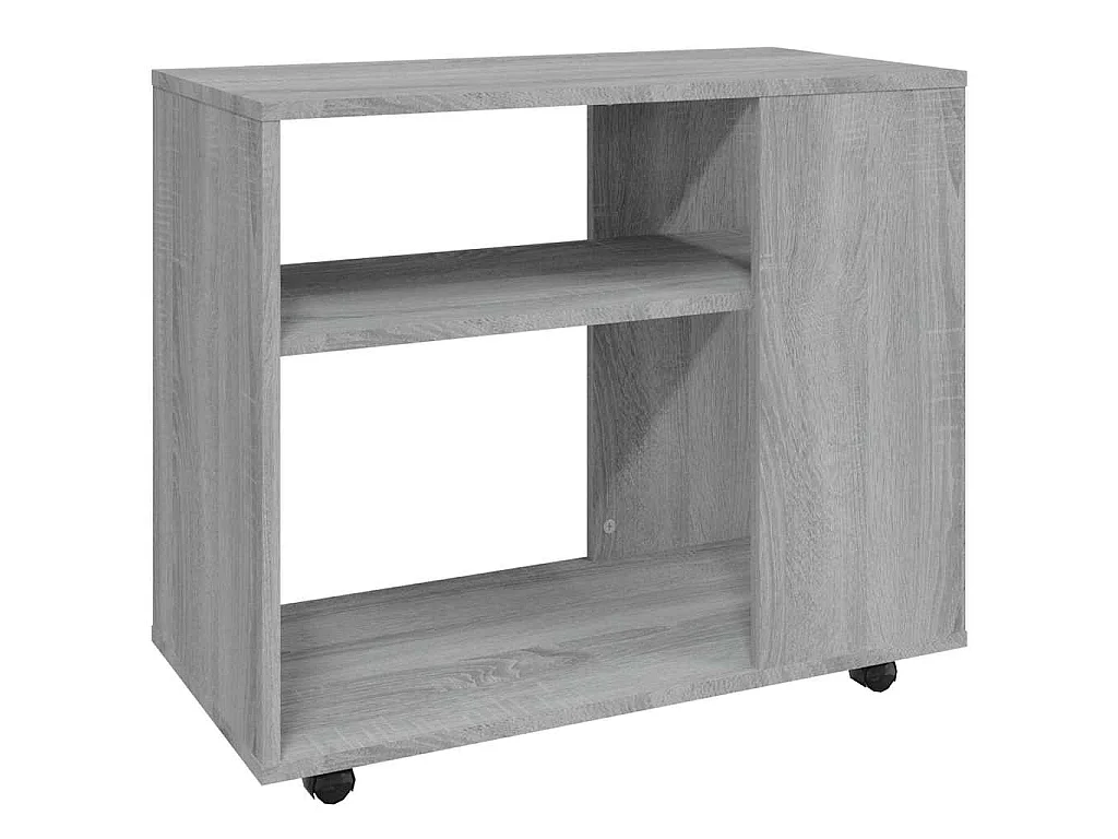 Table d'appoint Sonoma gris 70x35x60,5 cm Bois d'ingénierie