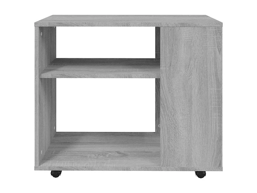 Table d'appoint Sonoma gris 70x35x60,5 cm Bois d'ingénierie