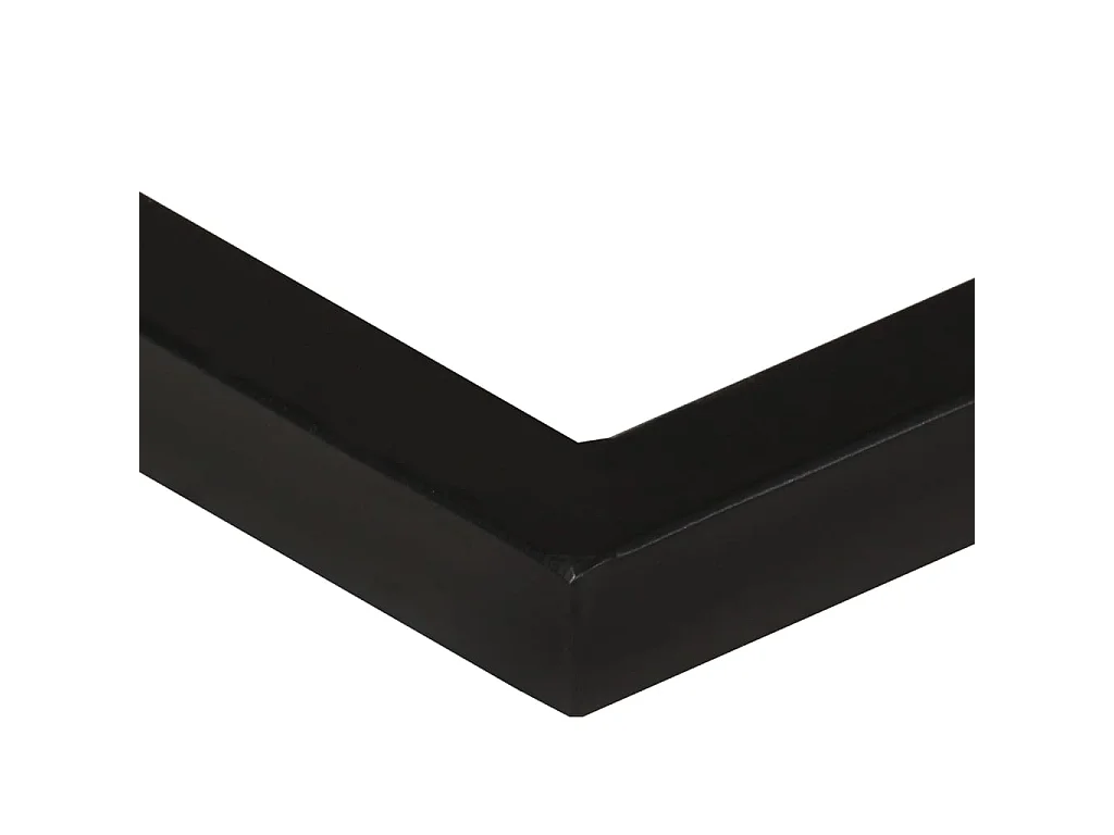 Mesa de apoio formato em U 45x30x61 cm madeira de acácia maciça