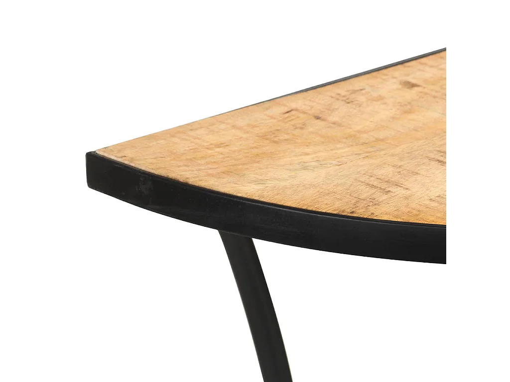 Mesa de apoio 110x40x77 cm madeira de mangueira maciça