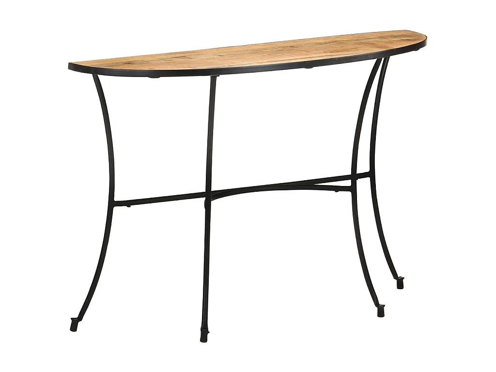 Mesa de apoio 110x40x77 cm madeira de mangueira maciça