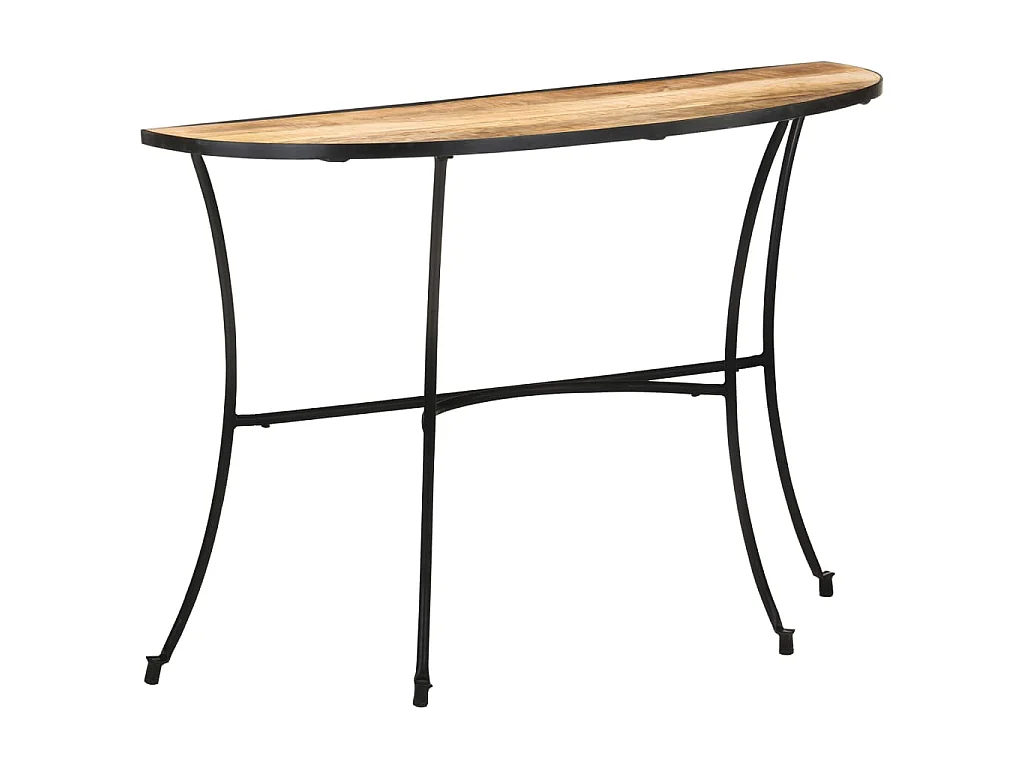 Mesa de apoio 110x40x77 cm madeira de mangueira maciça