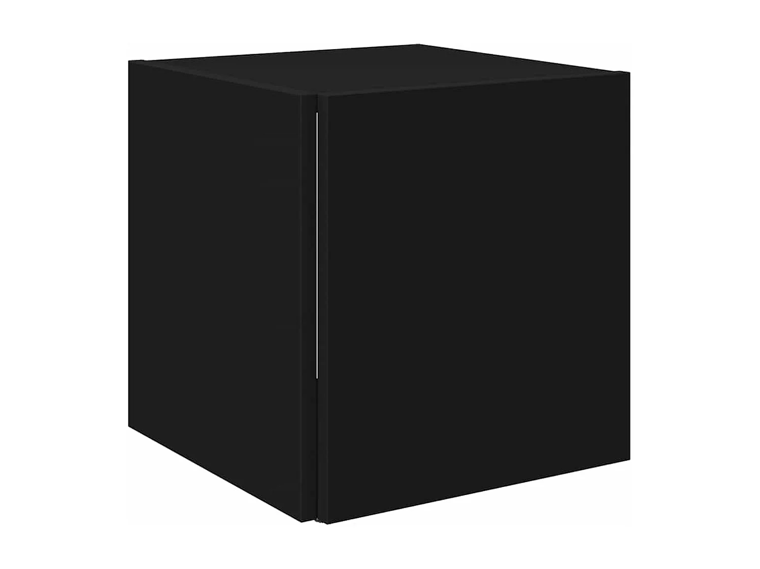 Bijzettafel 33x33x34,5 cm bewerkt hout zwart