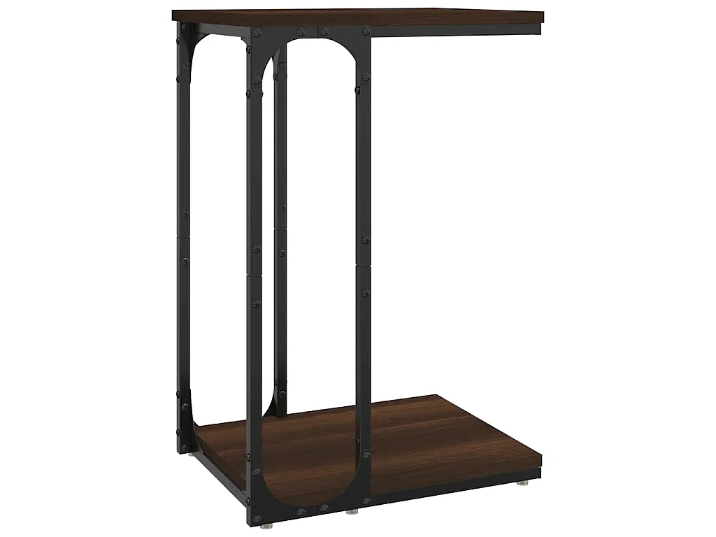 Table d'appoint Chêne marron 40x30x60 cm Bois d'ingénierie