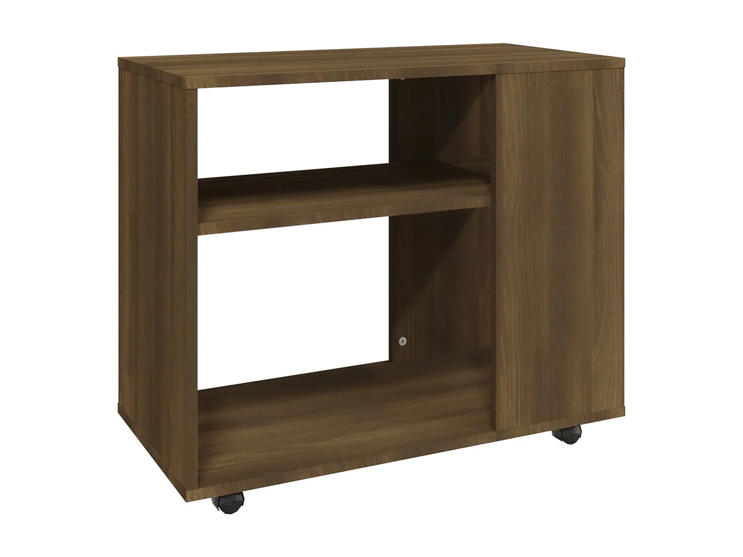 Beistelltisch Braun Eiche 70x35x55 cm Holzwerkstoff