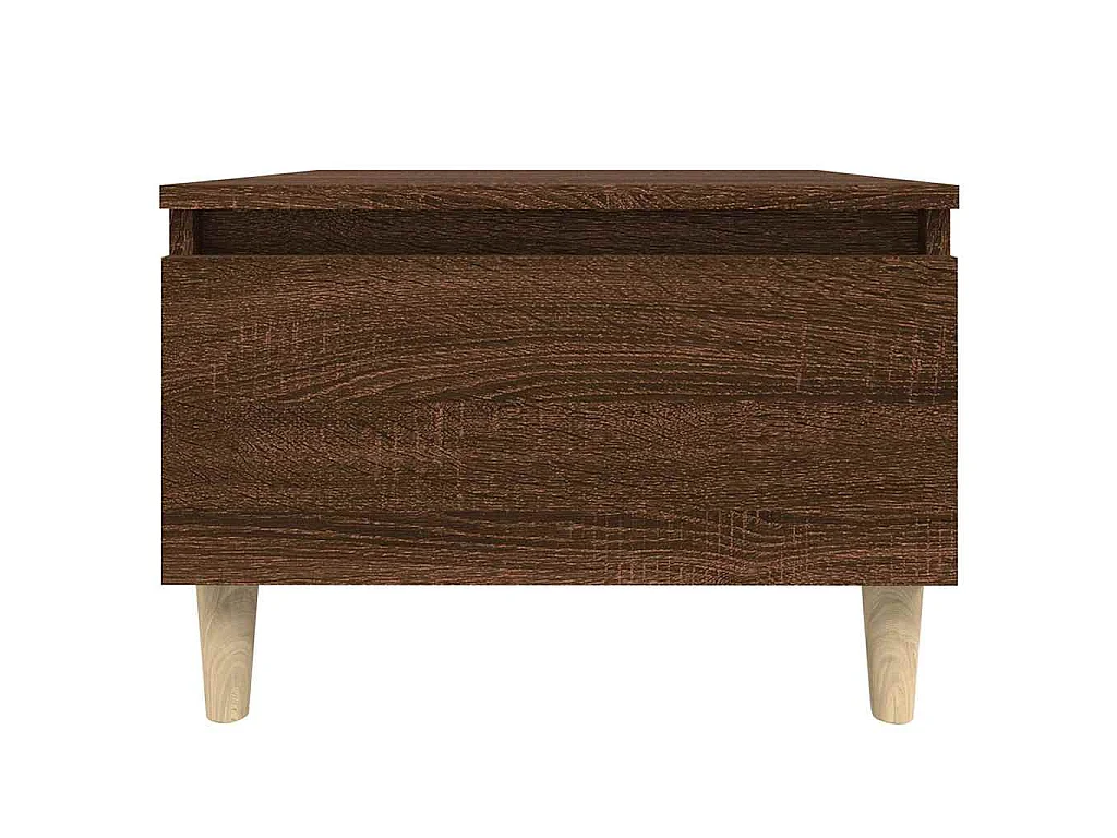 Tavolini 2pz Rovere Marrone 50x46x35cm in Legno Multistrato