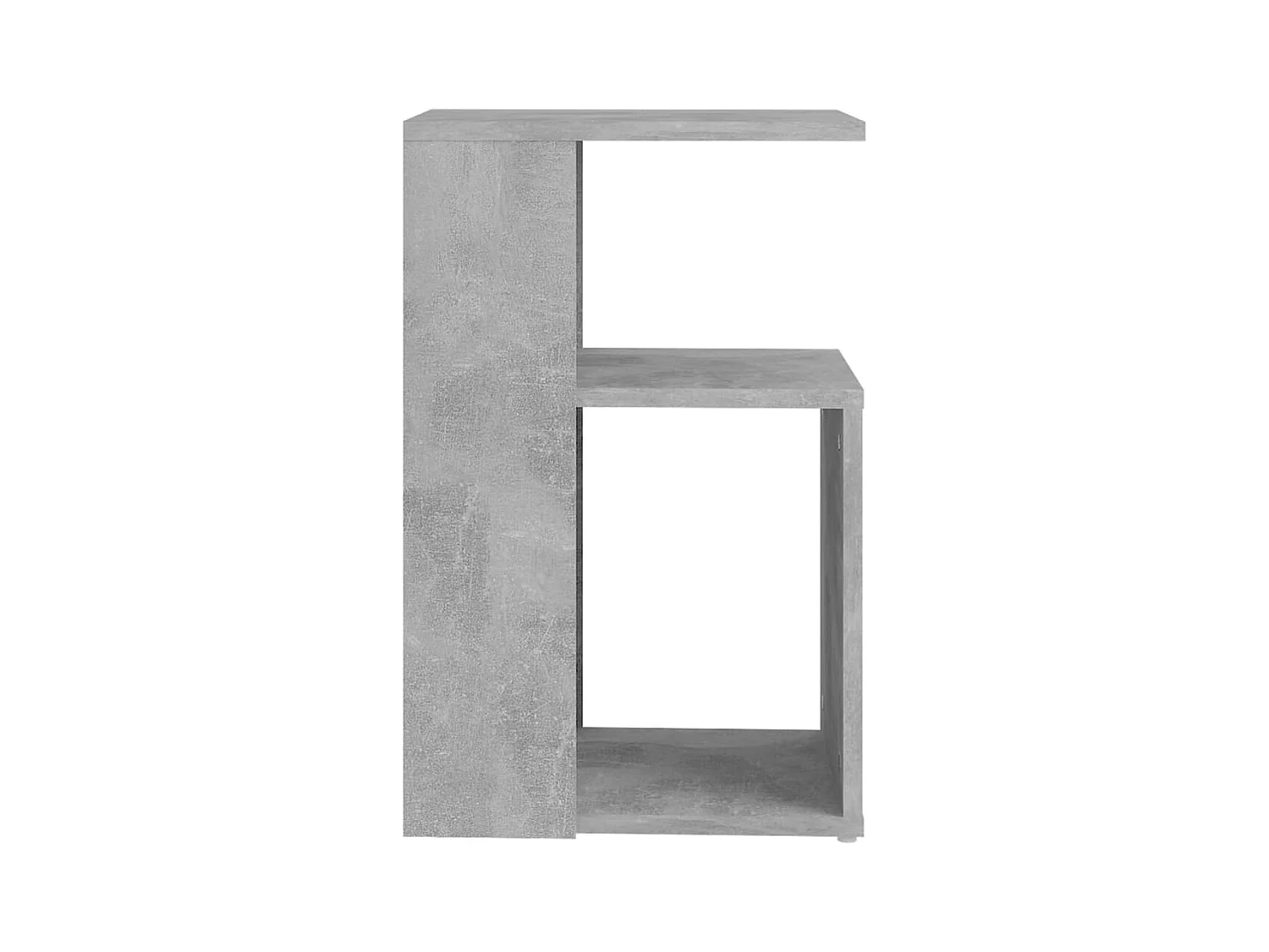 Table d'appoint Gris béton 36x30x56 cm Bois d’ingénierie
