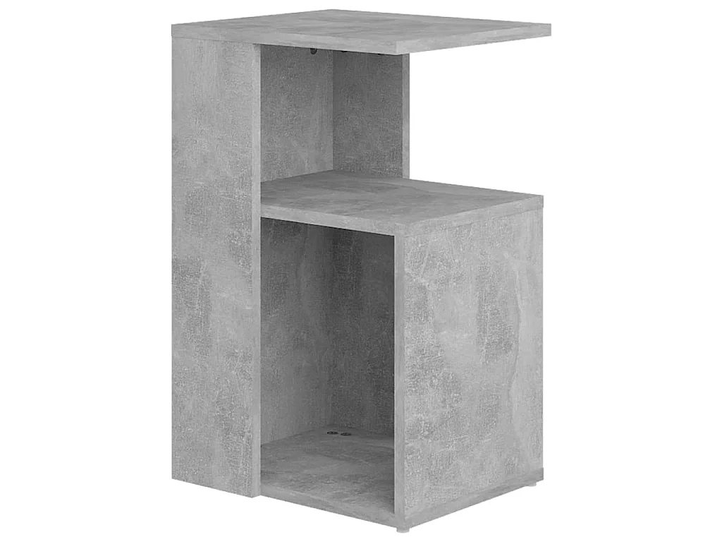 Beistelltisch Betongrau 36x30x56 cm Holzwerkstoff