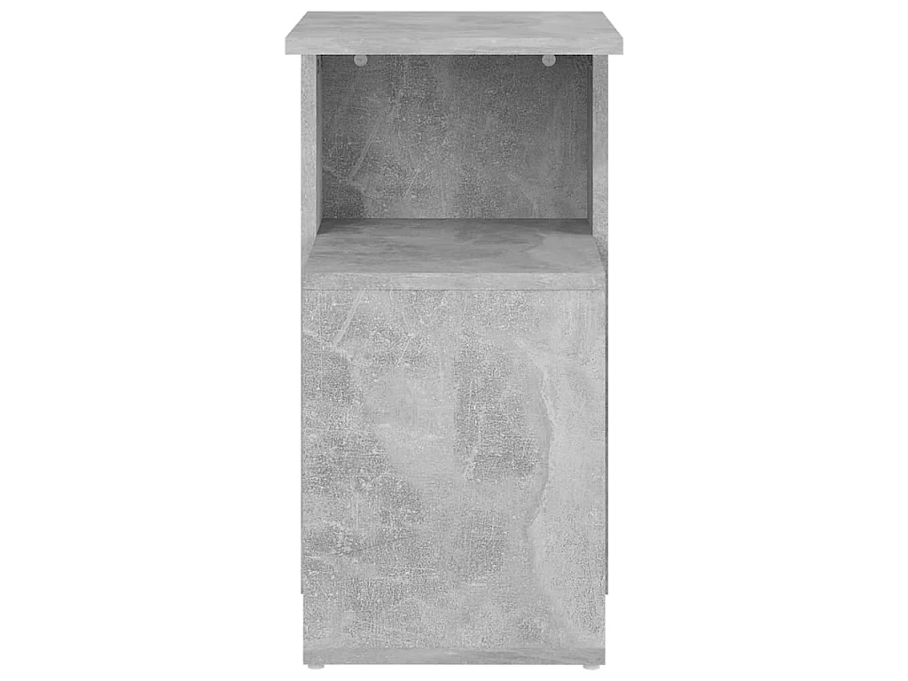 Beistelltisch Betongrau 36x30x56 cm Holzwerkstoff
