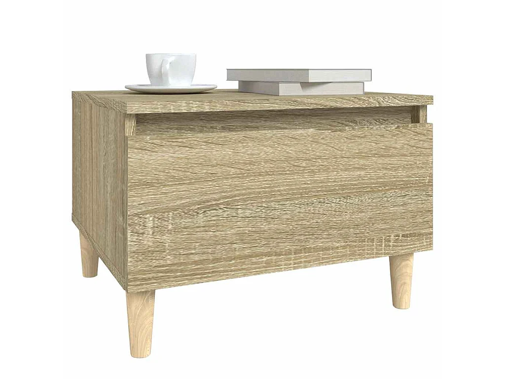 Beistelltische 2 Stk. Sonoma-Eiche 50x46x35 cm Holzwerkstoff