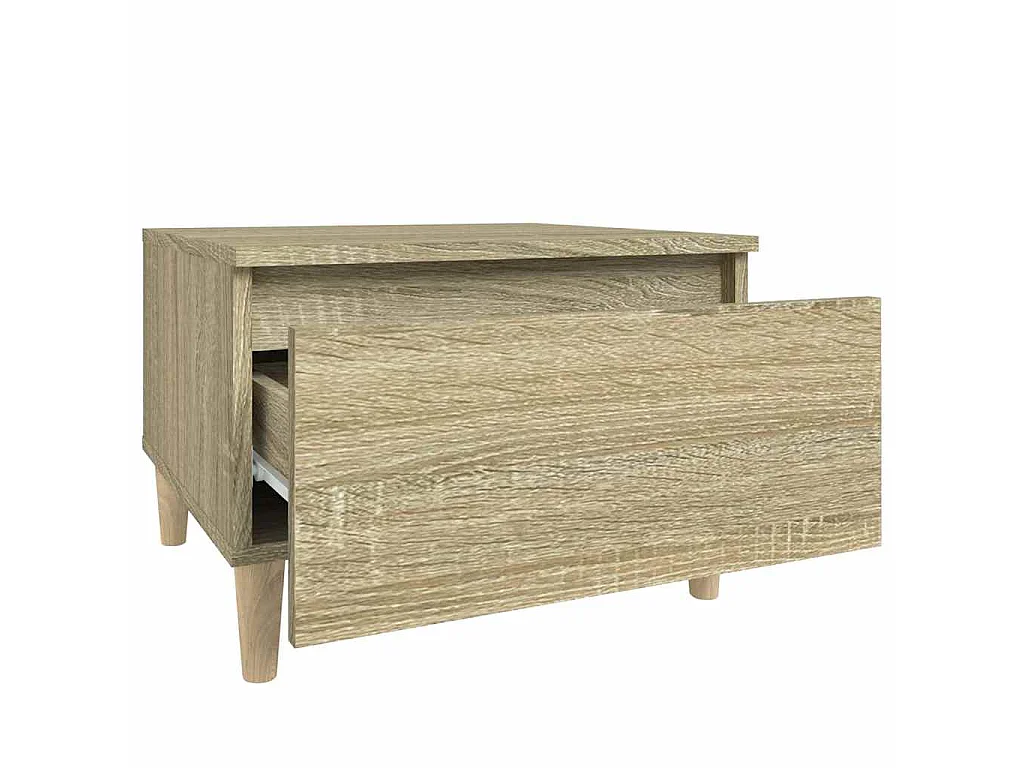 Beistelltische 2 Stk. Sonoma-Eiche 50x46x35 cm Holzwerkstoff