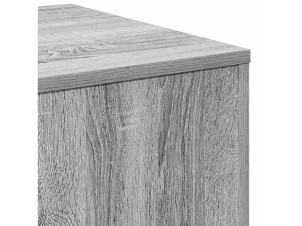 Tables d'appoint 3 pcs Sonoma gris Bois d'ingénierie