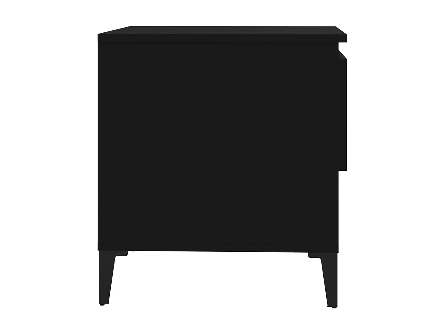 Beistelltisch Schwarz 50x46x50 cm Holzwerkstoff