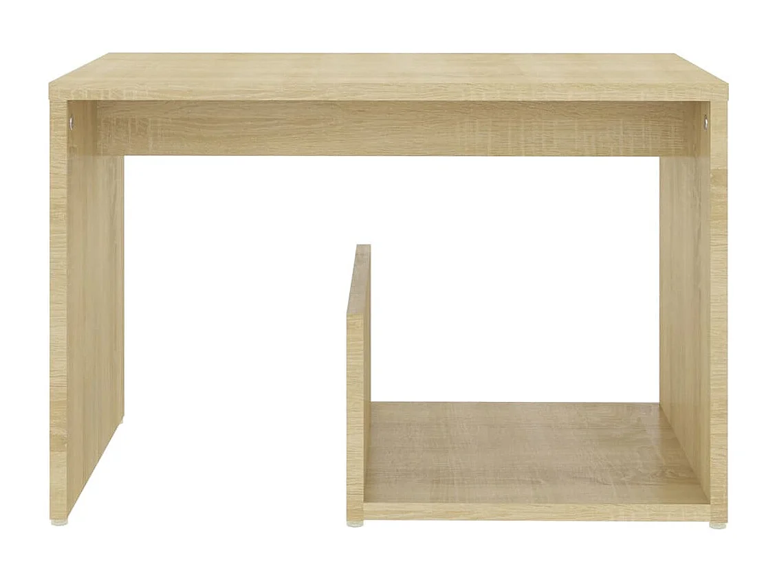 Table d'appoint chêne sonoma 59x36x38 cm bois d'ingénierie