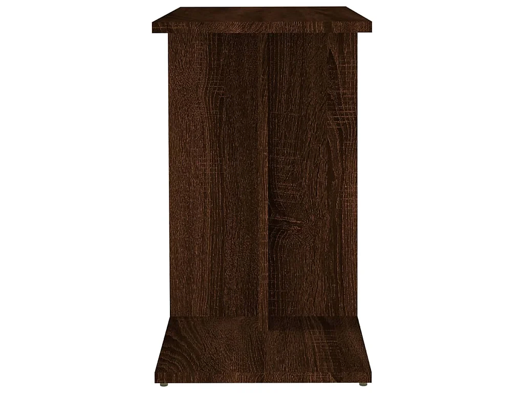Table d'appoint Chêne marron 50x30x50 cm Bois d'ingénierie