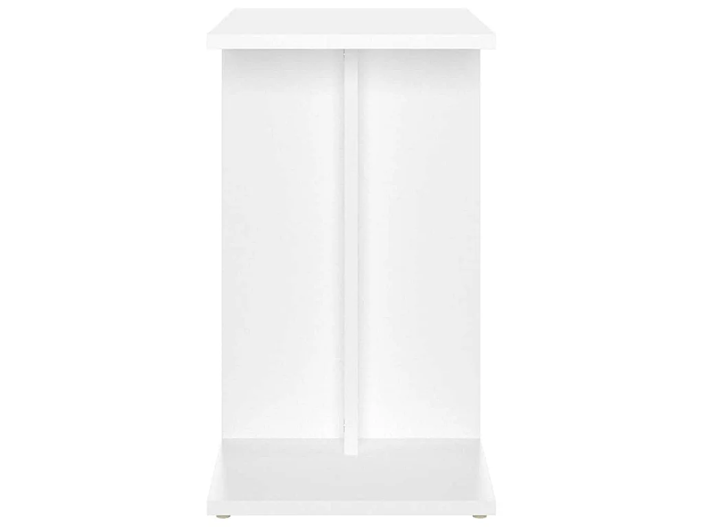 Tavolino Bianco 50x30x50 cm in Legno Multistrato