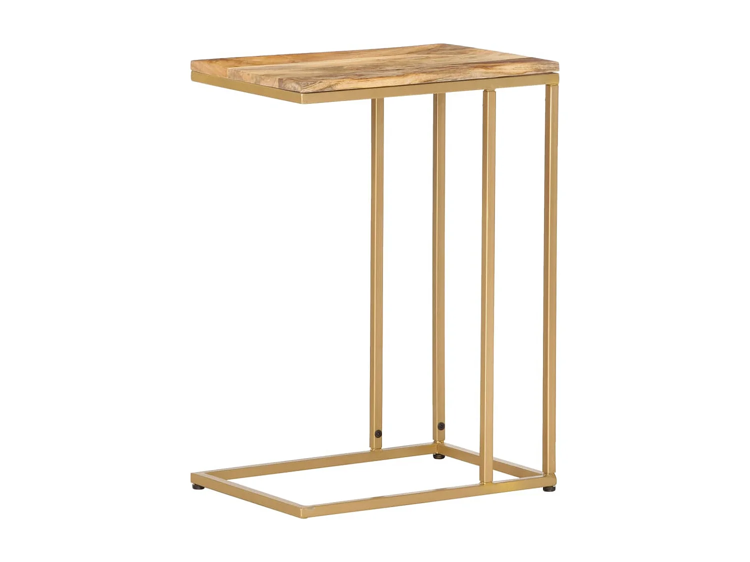 Bijzettafel 35x45x65 cm massief mangohout