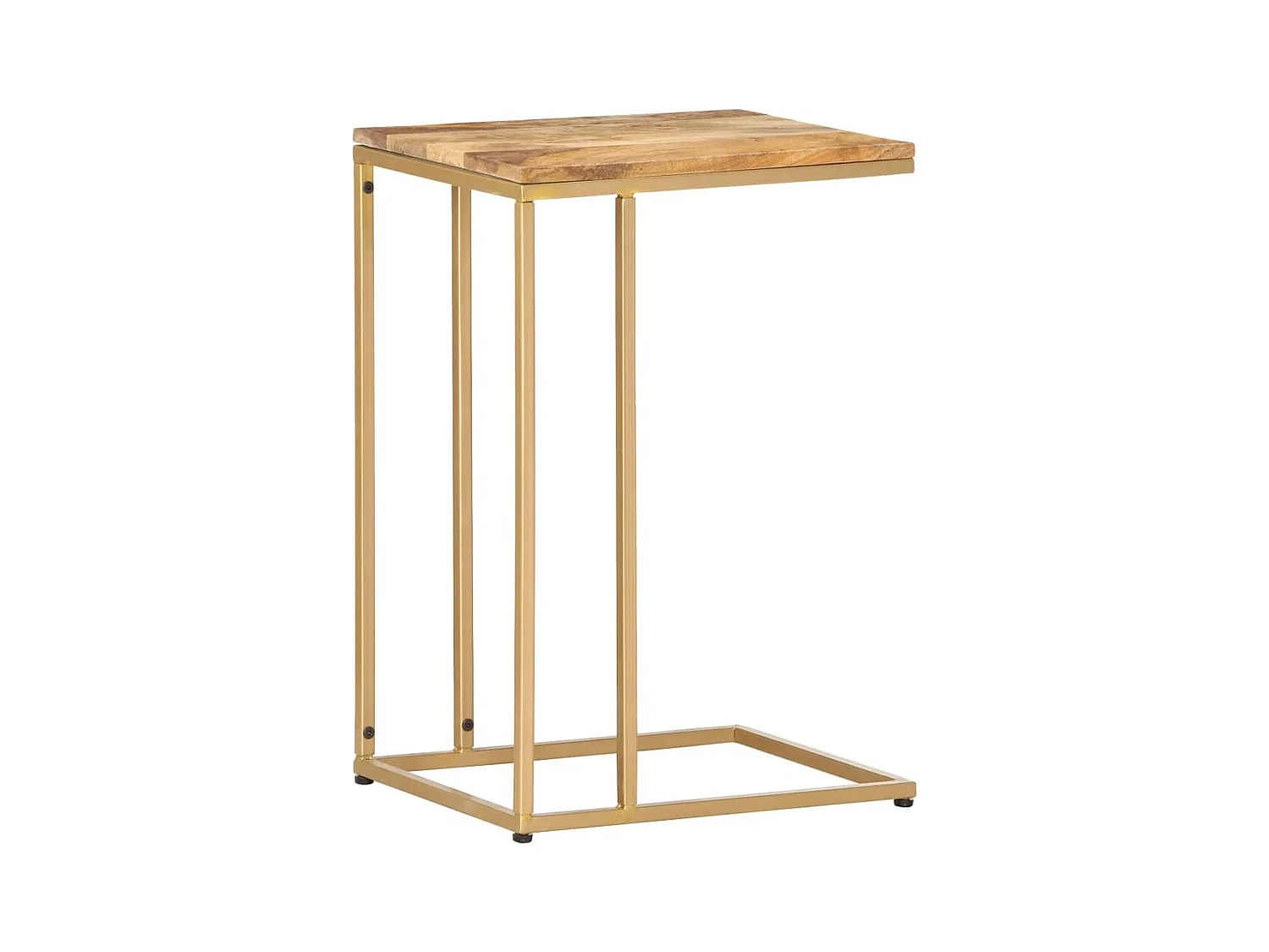 Table d'appoint 35x45x65 cm bois de manguier massif