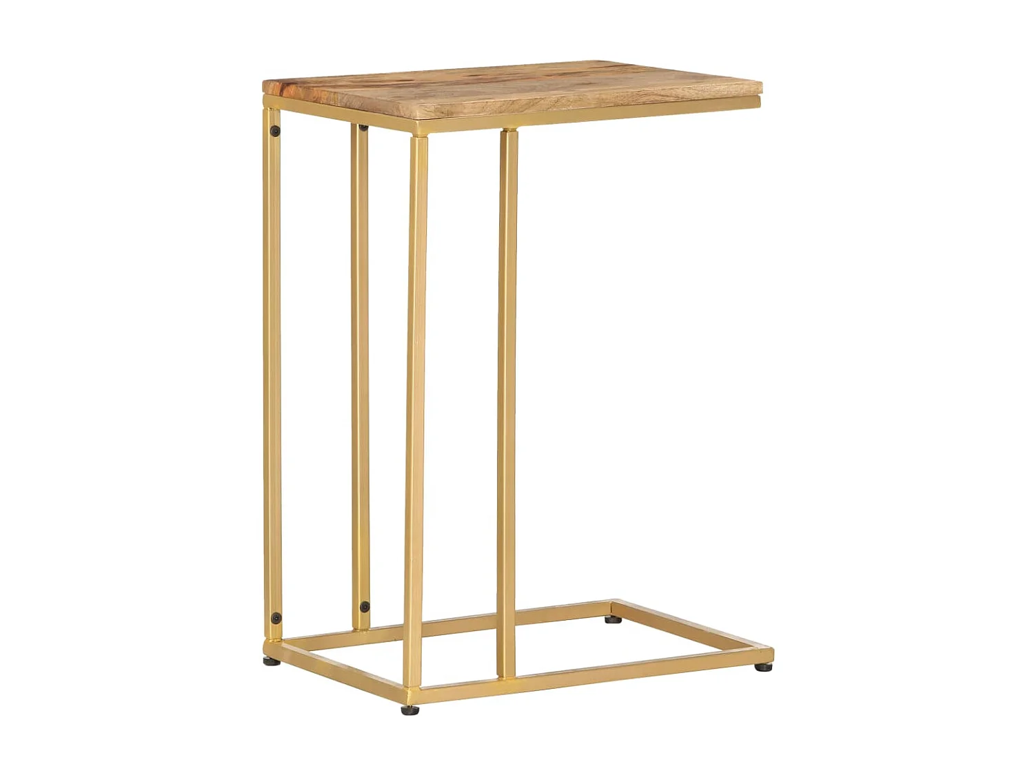 Table d'appoint 35x45x65 cm bois de manguier massif