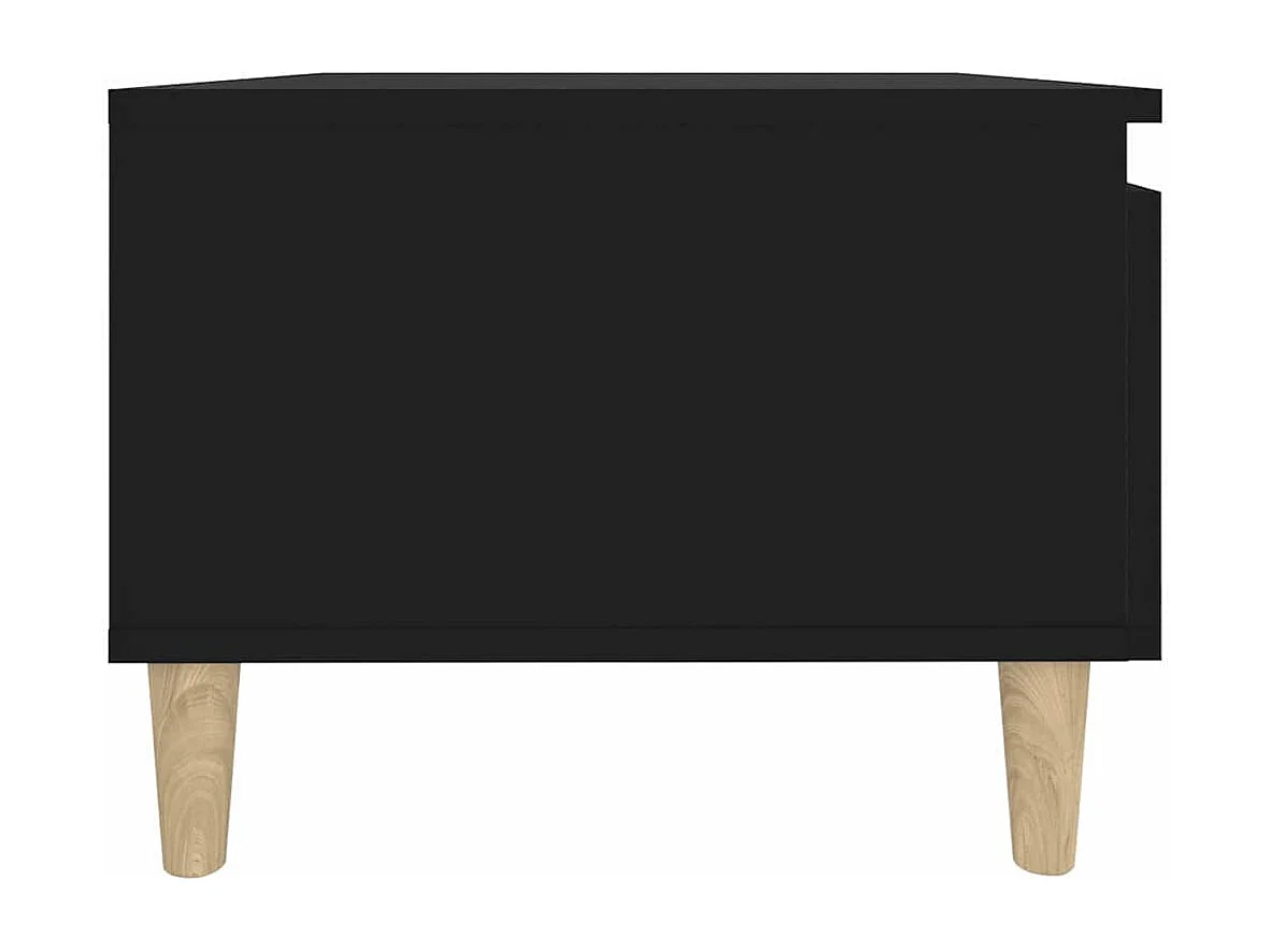 Beistelltische 2 Stk. Schwarz 50x46x35 cm Holzwerkstoff