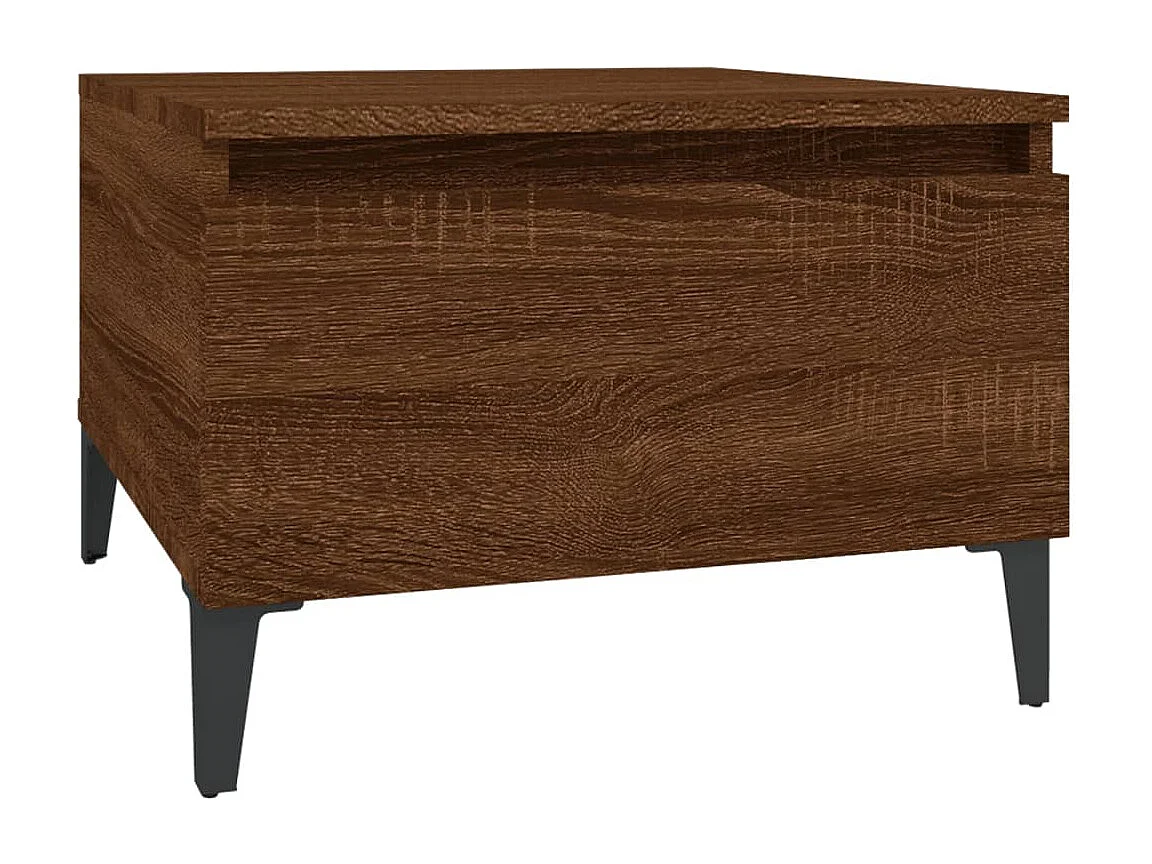 Beistelltisch Braun Eichen-Optik 50x46x35 cm Holzwerkstoff