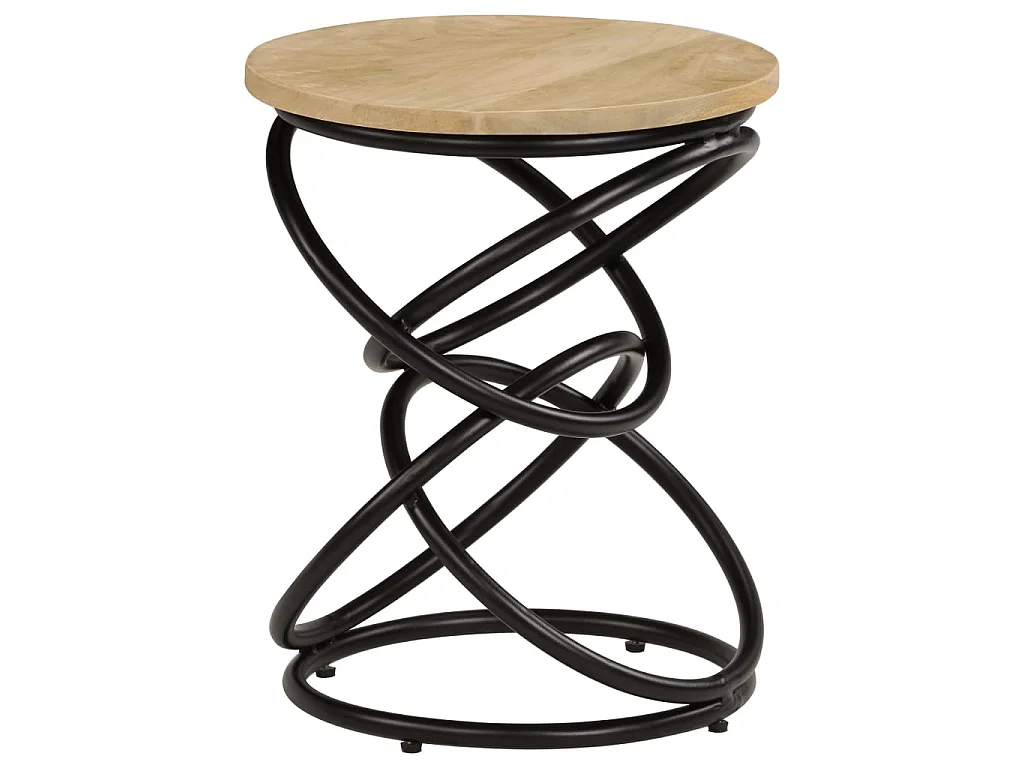 Table d'appoint Bois de manguier solide 40x50 cm