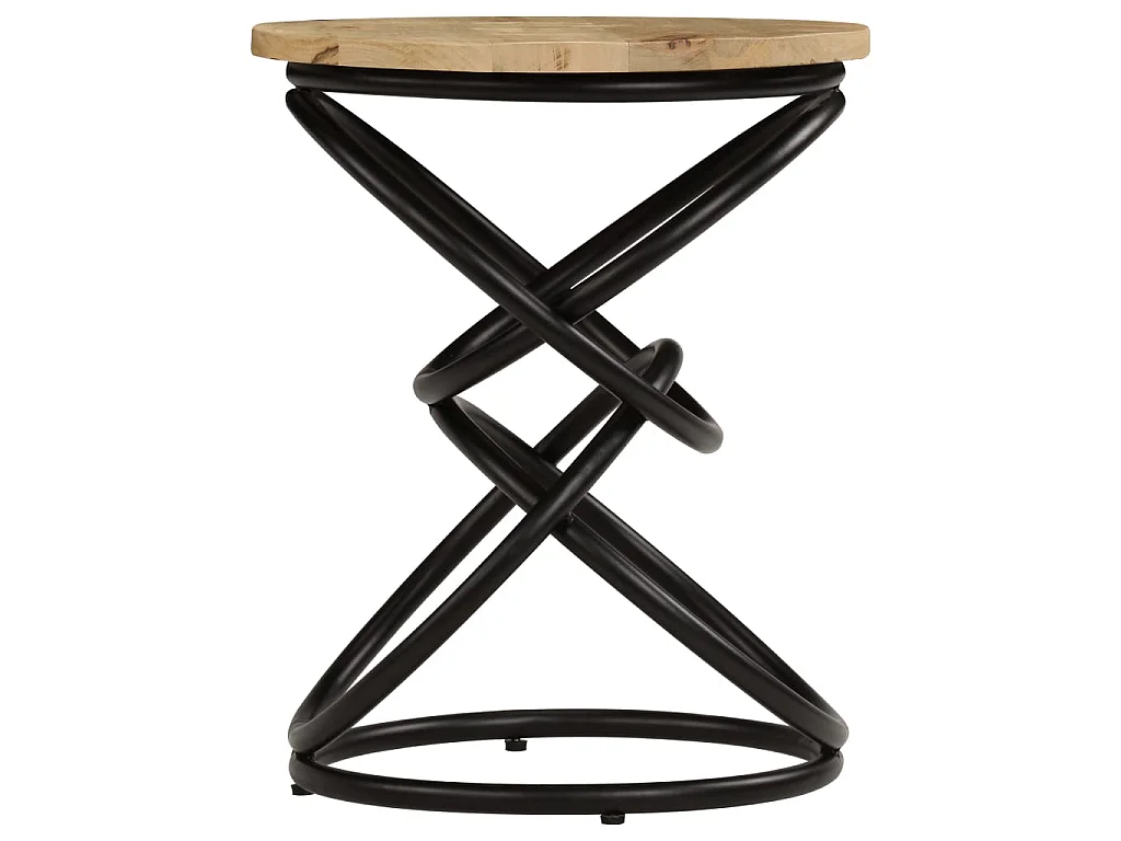 Table d'appoint Bois de manguier solide 40x50 cm
