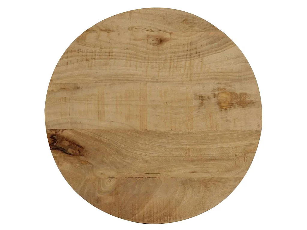 Tavolino di Servizio in Legno Massello di Mango 40x50 cm