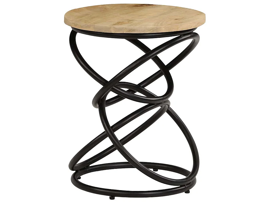 Table d'appoint Bois de manguier solide 40x50 cm