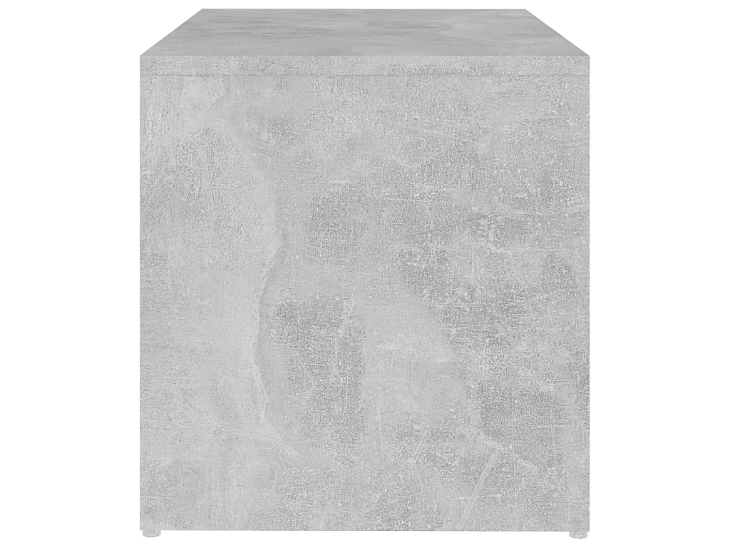 Mesa de apoio 59x36x38 cm derivados de madeira cinzento cimento