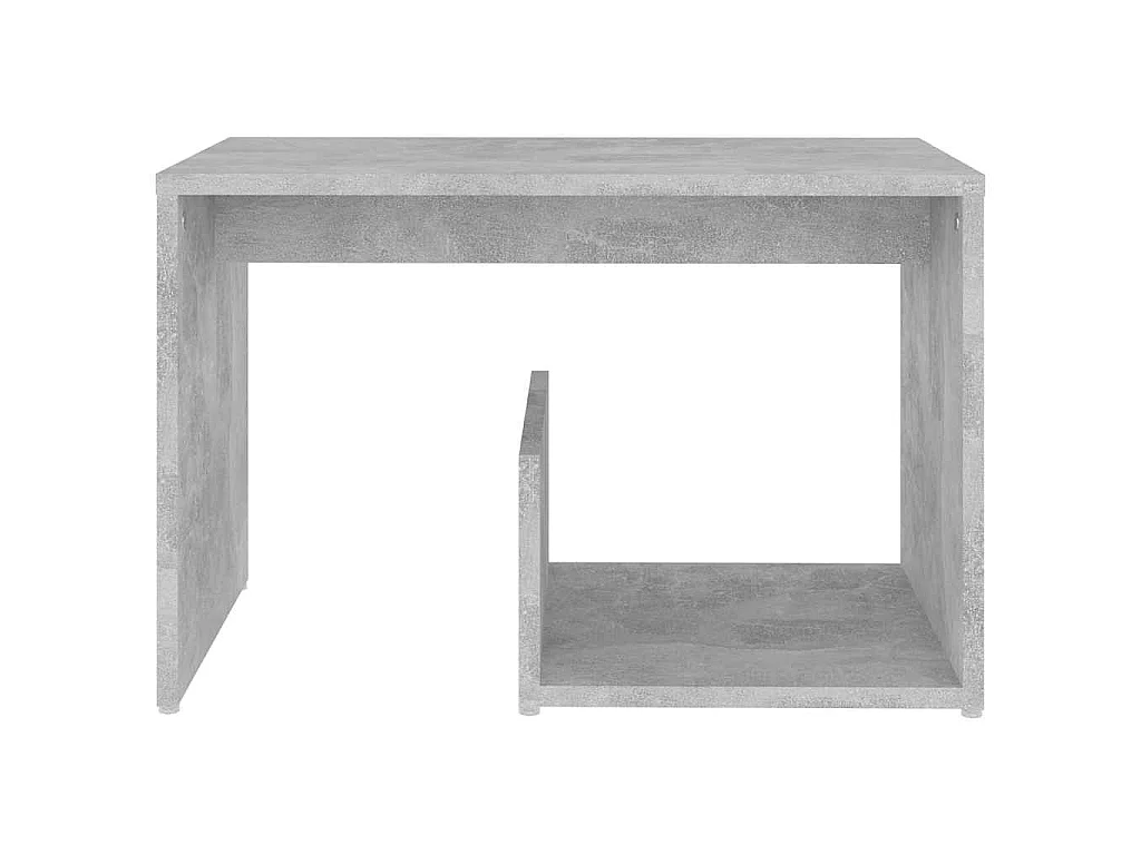 Table d'appoint Gris béton 59x36x38 cm Aggloméré