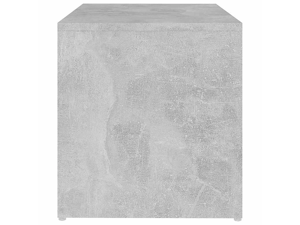 Table d'appoint Gris béton 59x36x38 cm Aggloméré