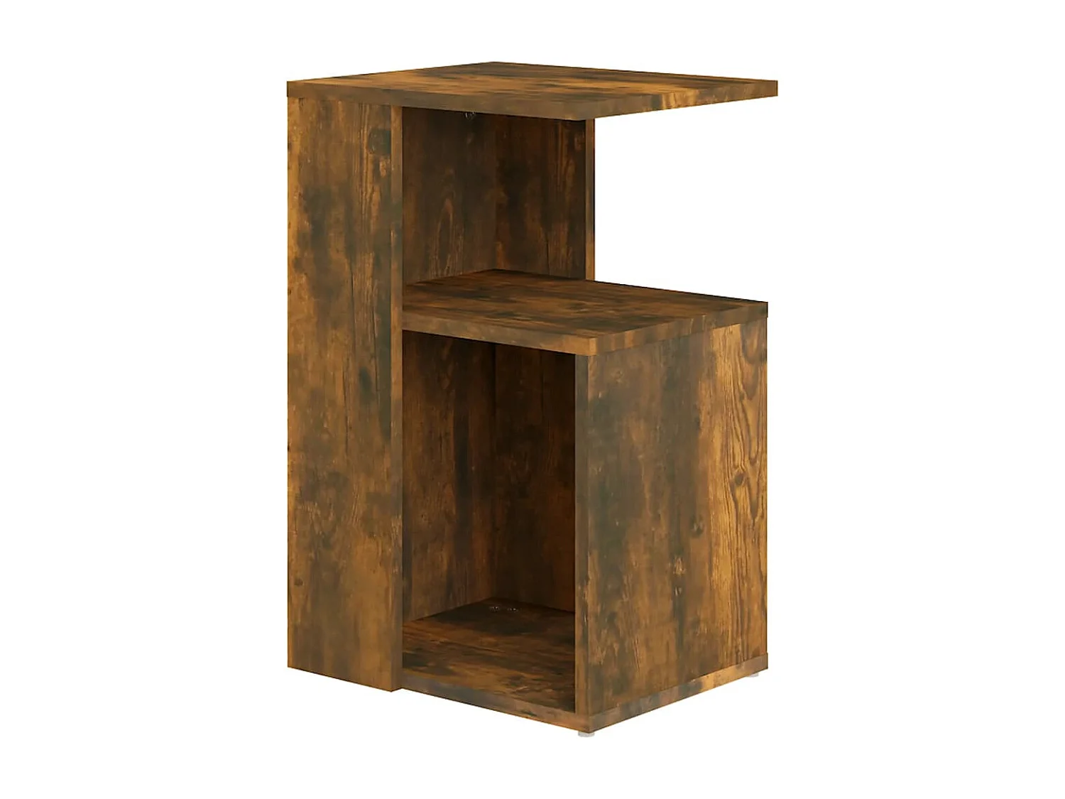 Tavolino da Salotto Rovere Fumo 36x30x56cm Legno Multistrato