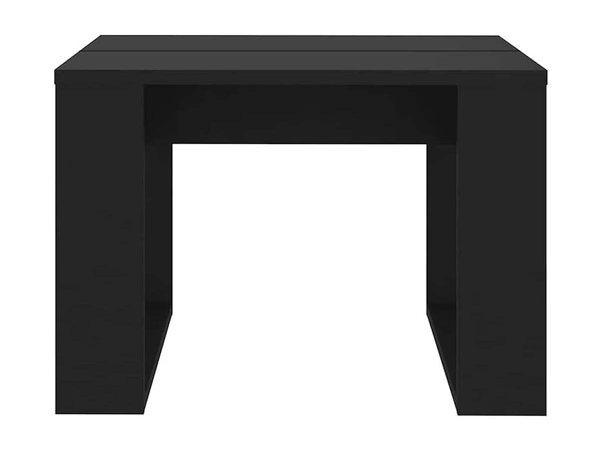 Beistelltisch Schwarz 50x50x35 cm Holzwerkstoff