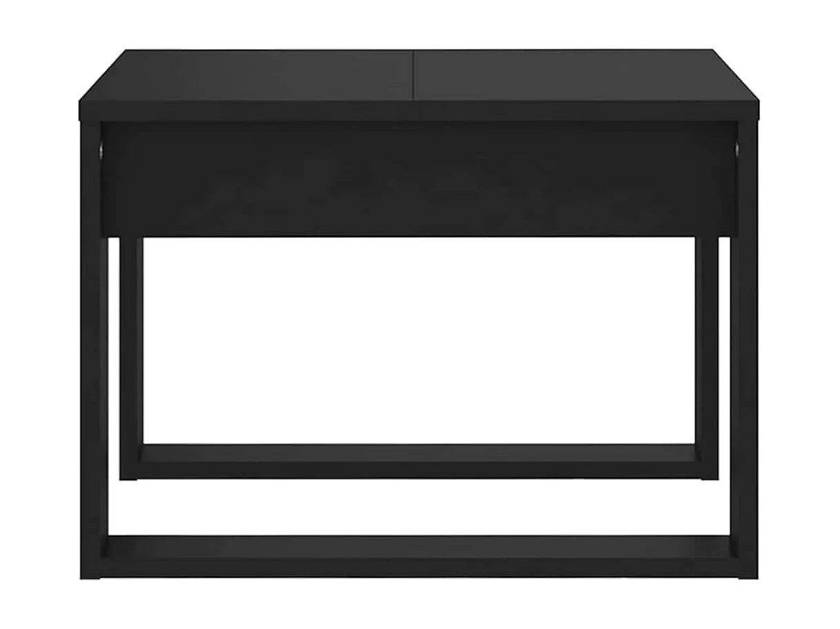 Beistelltisch Schwarz 50x50x35 cm Holzwerkstoff