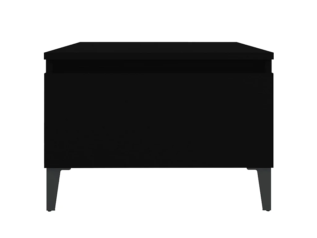 Table d'appoint Noir 50x46x35 cm Bois d'ingénierie