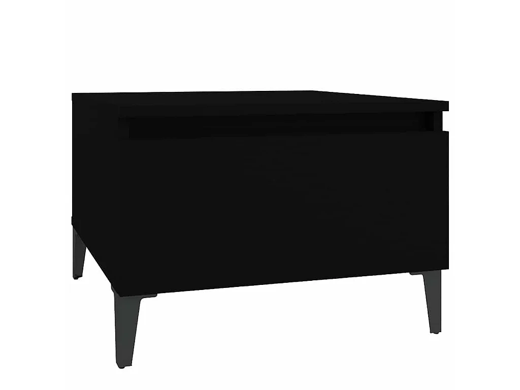 Mesa de apoio 50x46x35 cm derivados de madeira preto