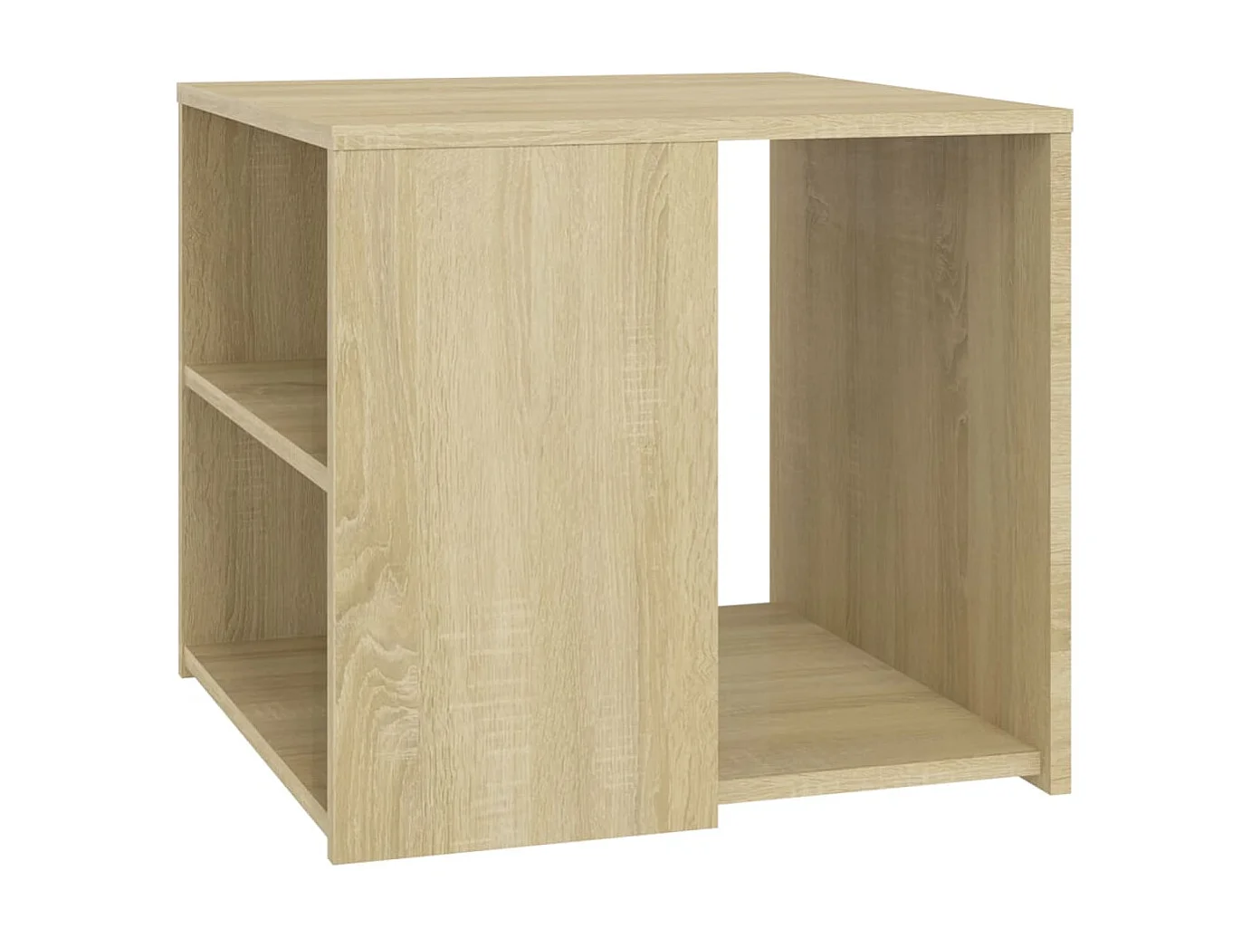 Mesa de apoio 50x50x45 cm derivados de madeira carvalho sonoma