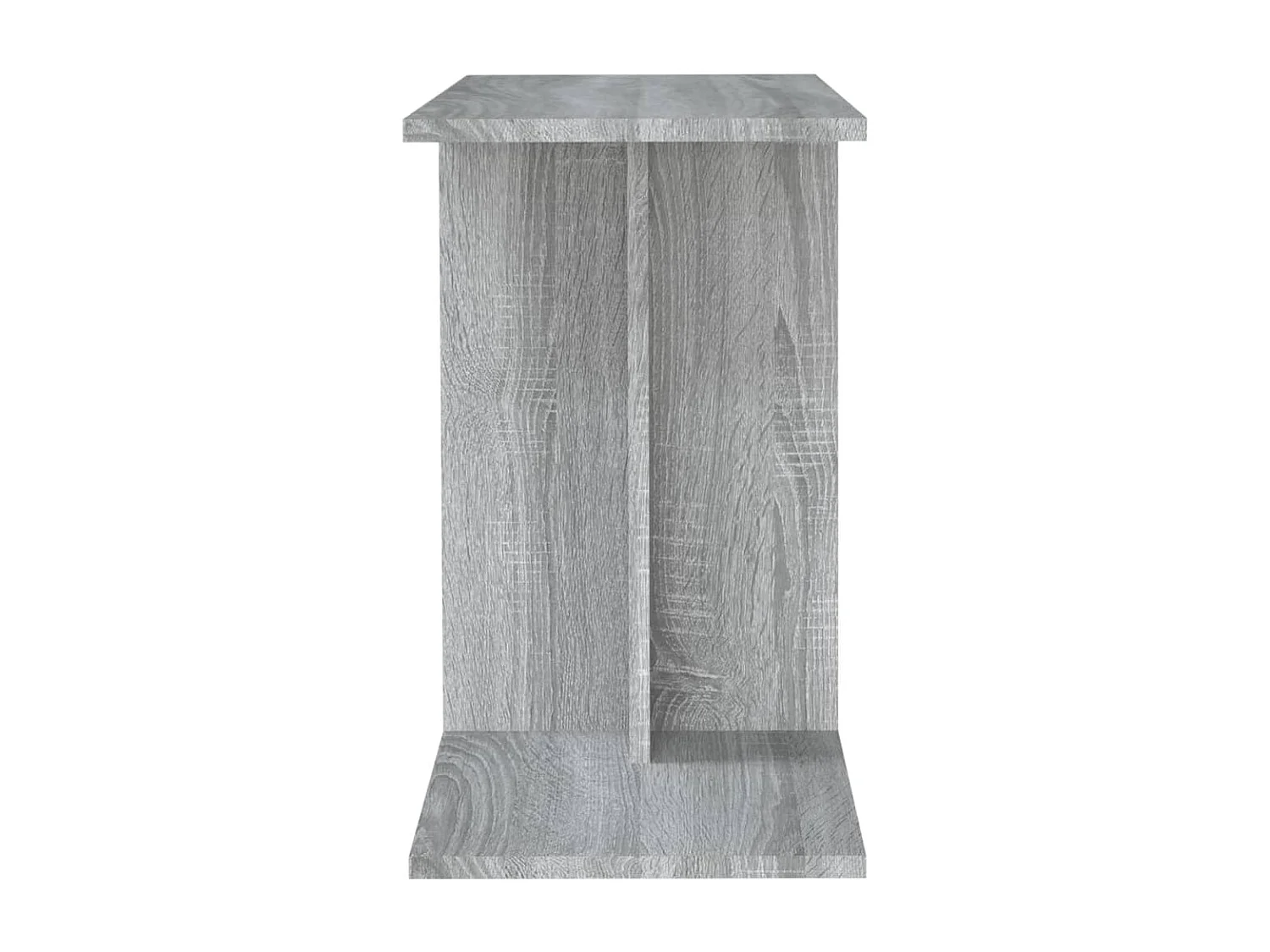 Bijzettafel 50x30x50 cm bewerkt hout grijs sonoma eikenkleurig