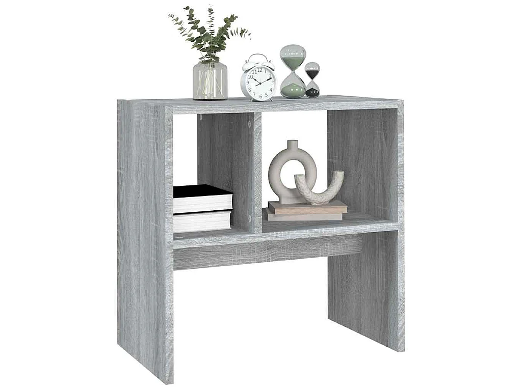 Table d'appoint Sonoma gris 50x30x50 cm Bois d'ingénierie