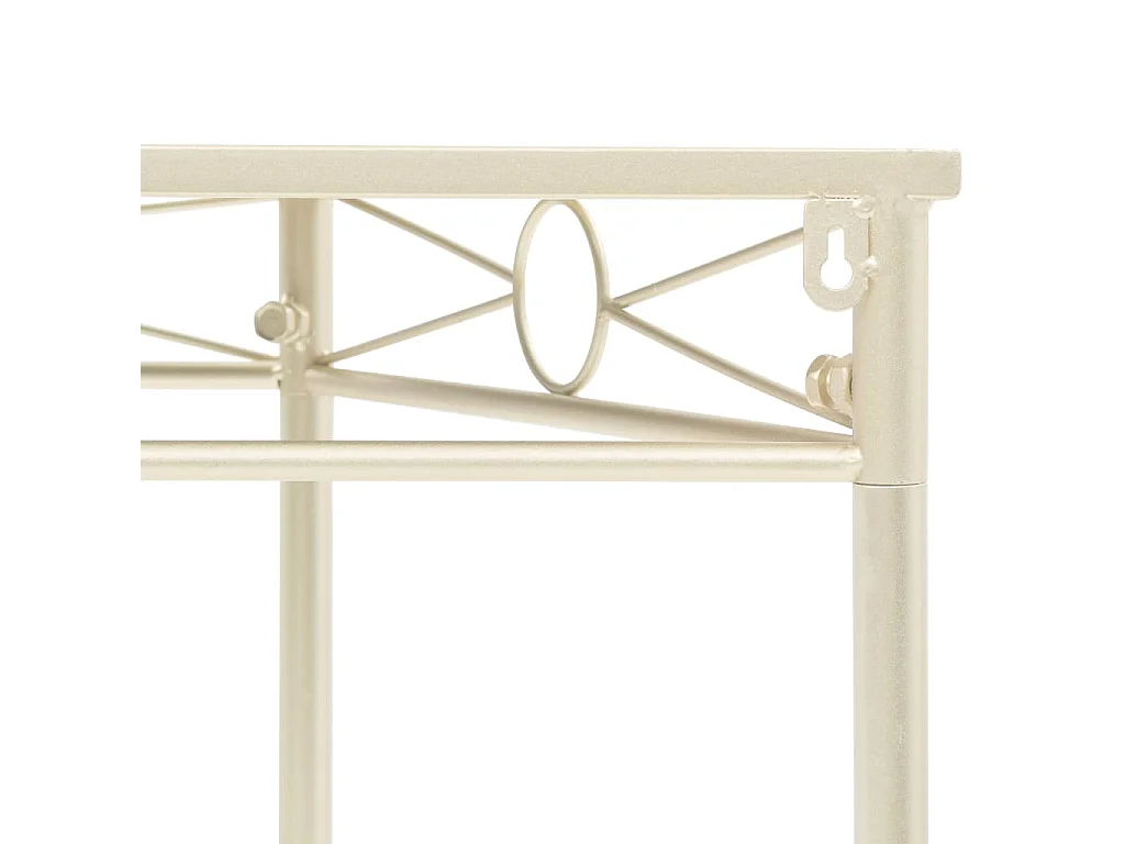 Bijzettafel in vintage stijl 87x34x73 cm metaal goud