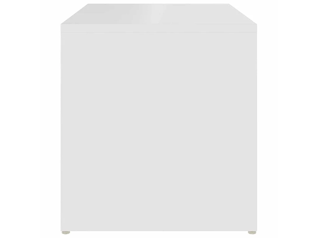 Tavolino Bianco 59x36x38 cm in Legno Multistrato