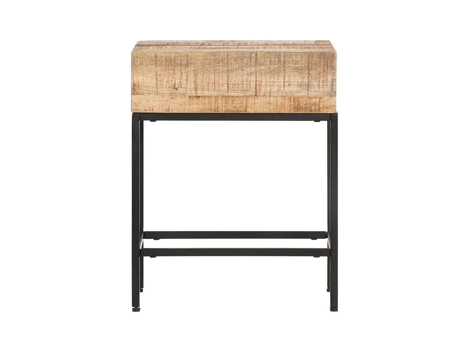 Beistelltisch 40x30x50 cm Raues Mango-Massivholz