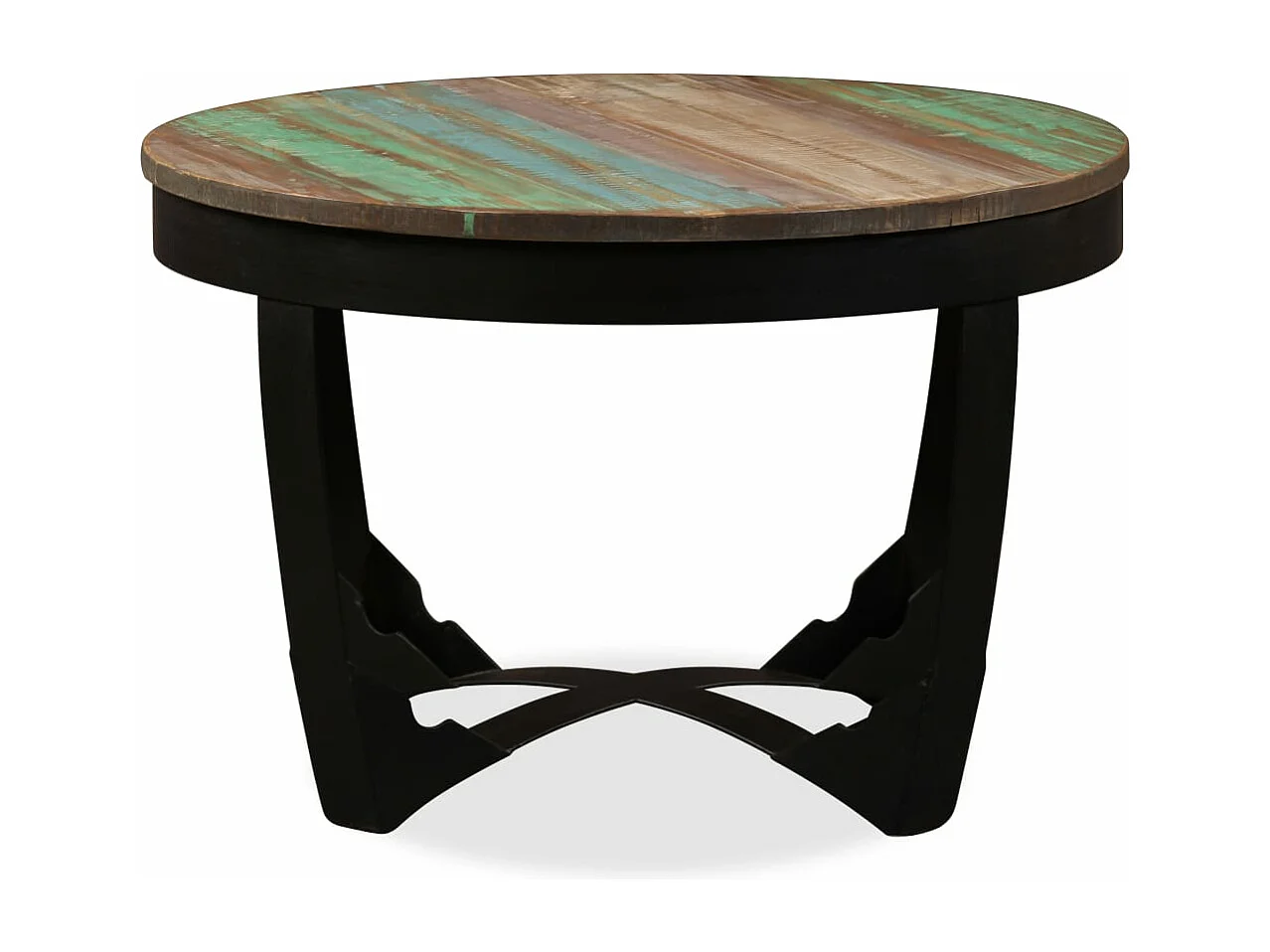 Salontafel 60x40 cm massief gerecycled hout