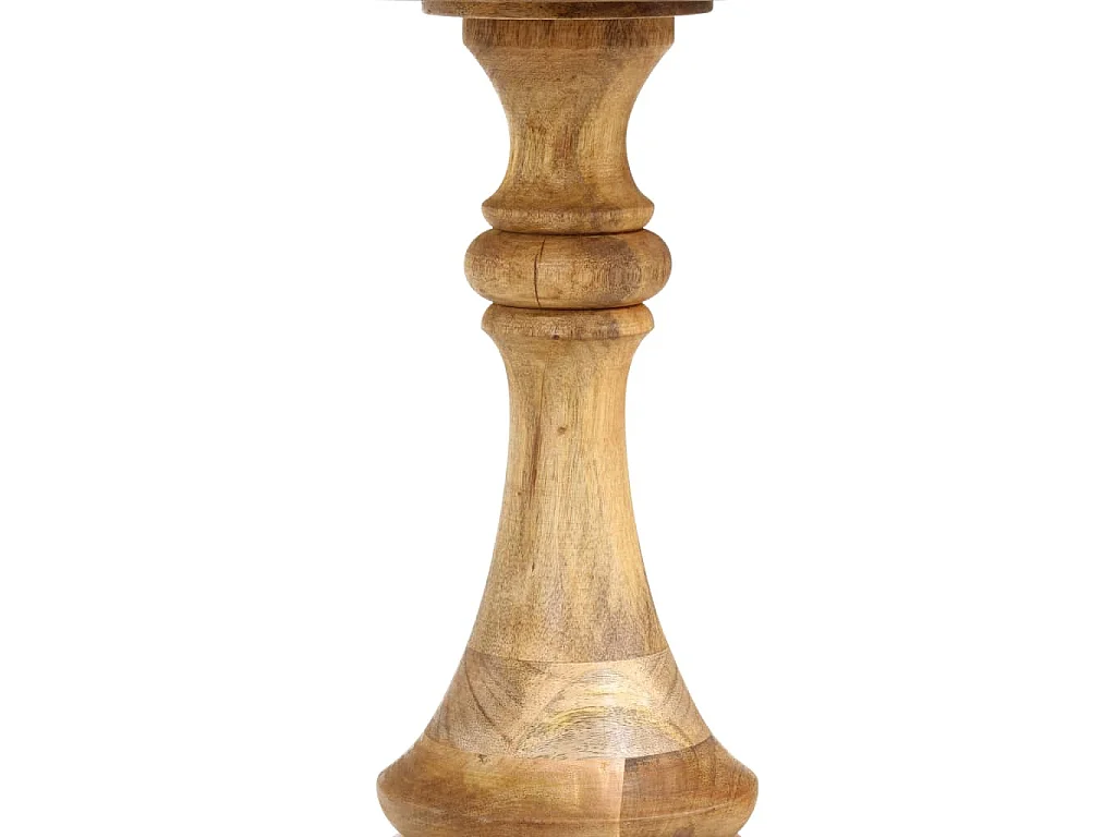 Bijzettafel rond 43x43x66 cm massief mangohout