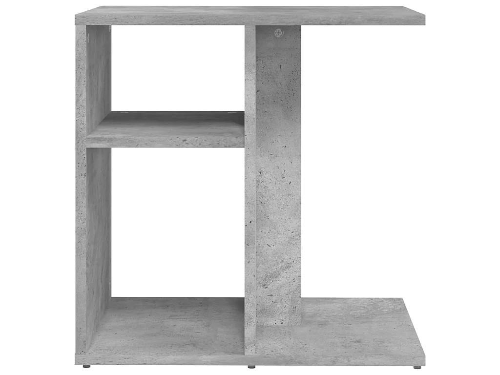 Table d'appoint Gris béton 50x30x50 cm Bois d’ingénierie