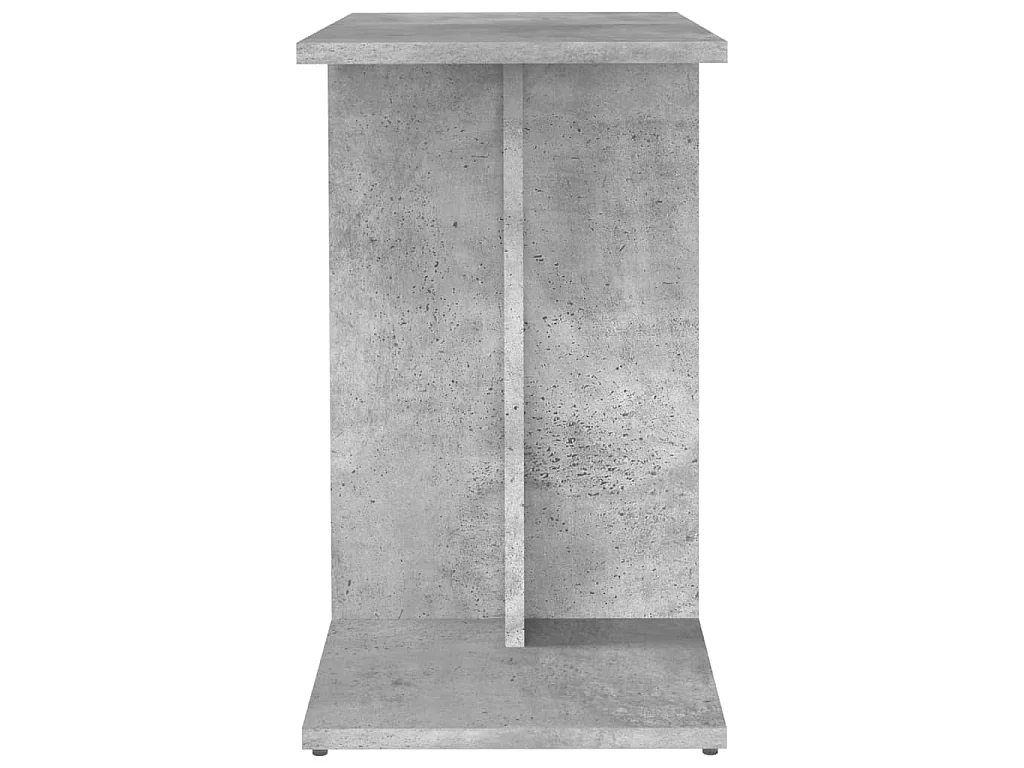 Table d'appoint Gris béton 50x30x50 cm Bois d’ingénierie