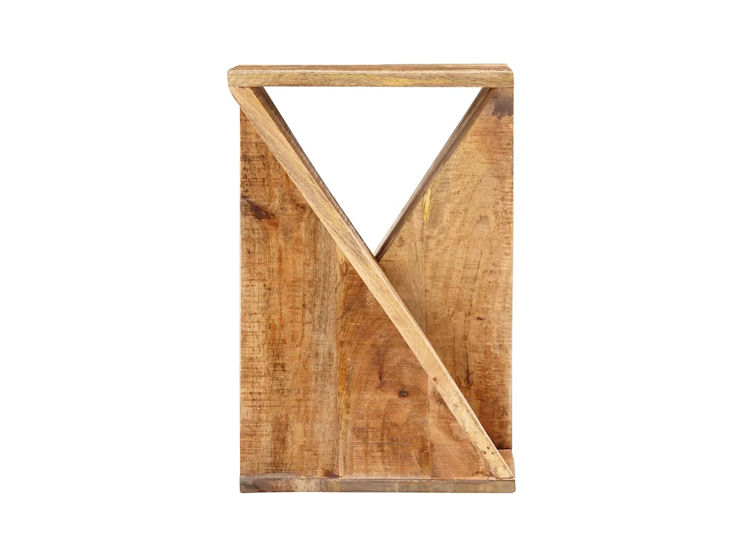 Bijzettafel 35x35x55 cm massief mangohout